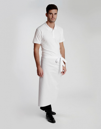 Bistroschürze Roma Classic 80 x 100 cm - weiß